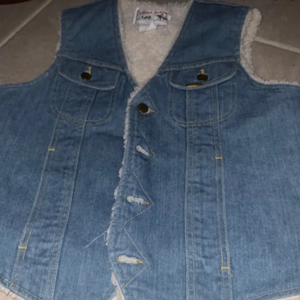 Sherpa Lined Storm Rider by Lee Vest VINTAGE RARE